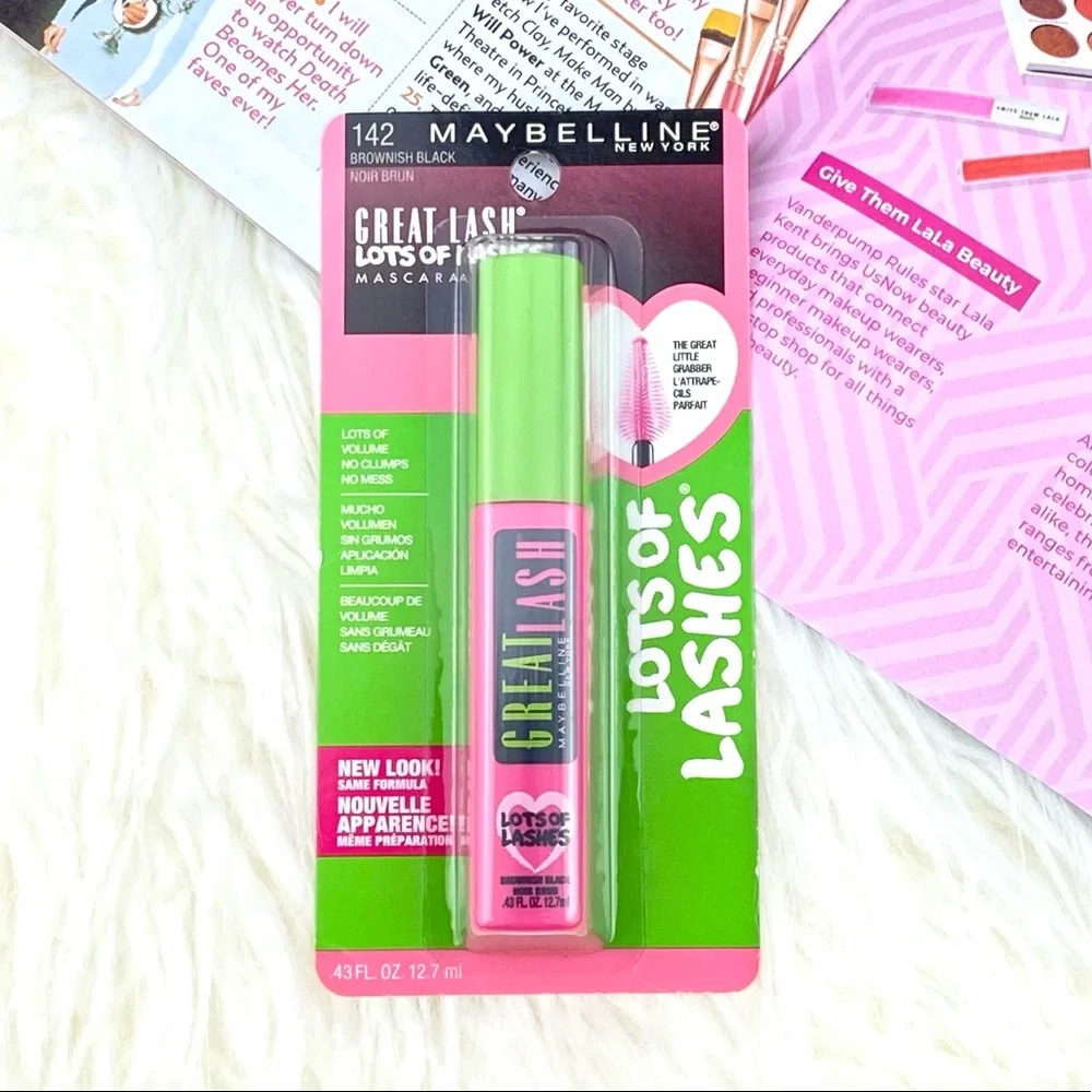 Maybelline Great Lash Lots Of Lashes Mascara 142 Brownish Black Washable